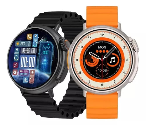 Relogio Smartwatch Hw3 Ultra Max Redondo Tela De 1,52 Top Caixa Preto Pulseira Preto Bisel Preto